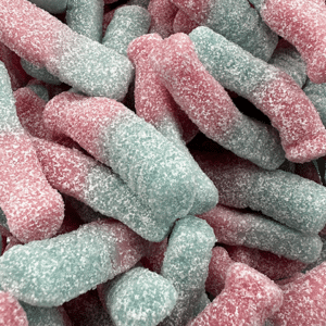 Zure bubblegum flesjes